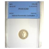 1971 Silver Colon NNC PR69 DCAM El Salvador