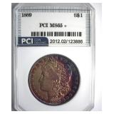 1889 Morgan MS65+ LISTS $475