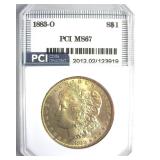 1883-O Morgan MS67 LISTS $3500