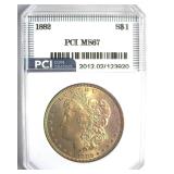 1882 Morgan MS67 LISTS $20000