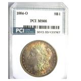 1884-O Morgan MS66 LISTS $450