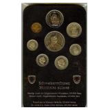 1979 1 Rappen-5 Franc BU Coin Set Switzerland