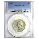 1960 Quarter PCGS PR67