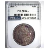 1899-O Morgan PCI MS65+ Soft Purple