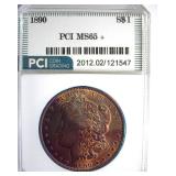 1890 Morgan MS65+ LISTS $2200