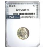 1943-S Nickel MS67 FS LISTS $350