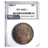 1883-O Morgan PCI MS65+ Beautiful Color