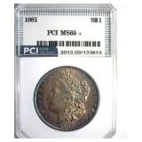 1881 Morgan MS65+ LISTS $725