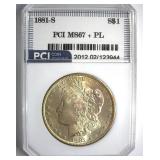 1881-S Morgan MS67+ PL LISTS $3800