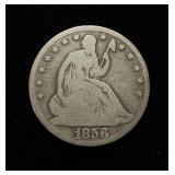 1856-O Seated 50c G
