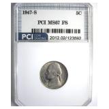 1947-S Nickel MS67 FS LISTS $2850