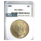 1900 Morgan MS67+ LISTS $25000