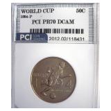 1994-P 50c World Cup PR70 DCAM LISTS $225