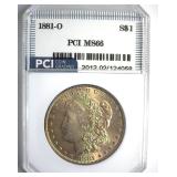 1881-O Morgan MS66 LISTS $7750