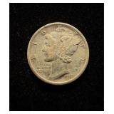 1918-S Dime AU Nice Orig