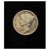 1917-D Dime AU+ Nice Orig