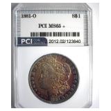 1881-O Morgan MS65+ LISTS $2150
