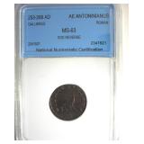 253-268 AD Gallienus MS63 Ancient Rome
