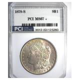 1878-S Morgan MS67+ LISTS $20000