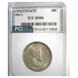 1936-D 50c Cincinnati MS68 LISTS $31500