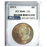 1878-S Morgan MS66+ PL LISTS $7000