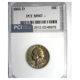 1955-D Quarter PCI MS67+