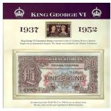 1937-1952 Farthing-Penny Also 1 Pound And Stamp