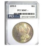 1878-S Morgan MS67+ LISTS $20000