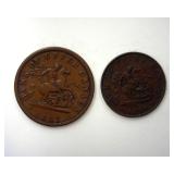 1850'S 1/2P Cent Bank Token Bank of Upper Canada