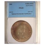 1954 5 Shillings NNC PR68+ South Africa