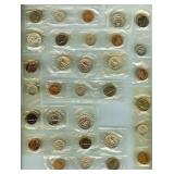 1958-1964 Coins from Mint Sets Still in Cellophane