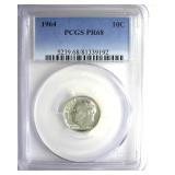 1964 Dime PCGS PR68
