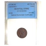 317-340 AD Constantine II MS64 Full Stk Rome