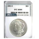 1881-S Morgan MS68 LISTS $5500