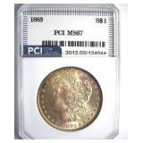 1883 Morgan MS67 LISTS $2700