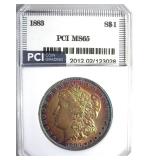 1883 Morgan PCI MS65 Incredible Color