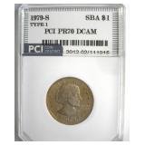 1979-S T1 Susan B Anthony PCI PR70 DCAM