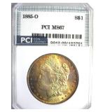 1885-O Morgan MS67 LISTS $1550