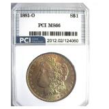 1881-O Morgan MS66 LISTS $7750