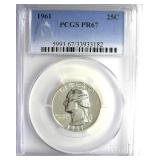 1961 Quarter PCGS PR67