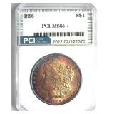1896 Morgan PCI MS65+ Excellent Color