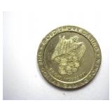 $1 Poker Chip Gold Shore Casino