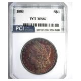1882 Morgan MS67 LISTS $20000