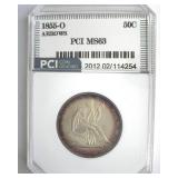1855-O Arrows 50 Cents MS63 LISTS $2000