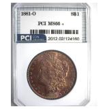 1881-O Morgan MS66+ LISTS $28000