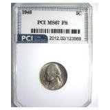 1946 Nickel MS67 FS LISTS $3500