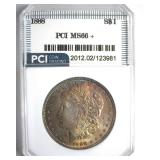 1888 Morgan MS66+ LISTS $1150
