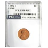 1975-S Cent PCI PR70 DCAM RD