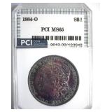 1884-O Morgan PCI MS65 Amazing Color