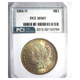 1884-O Morgan MS67 LISTS $450